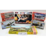 A quantity of predominantly Airfix and Revell construction kits including aviation, locomotive and