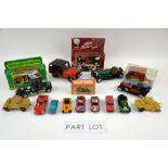 A quantity of diecast vehicles including Dinky, Solido and others French and European. (qty)