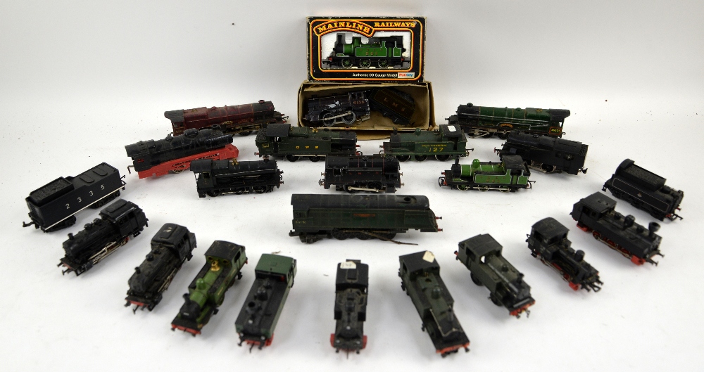 A quantity of locomotives including Hornby, Tri-ang and Palitoy, various gauges. (qty)Provenance: