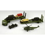 Dinky super toys Gift Set 698 toys, Dinky Articulated lorry and trailer and other unboxed Dinky toys