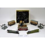 A quantity of locomotive components and stock. (qty)Provenance: Single owner stock collection of