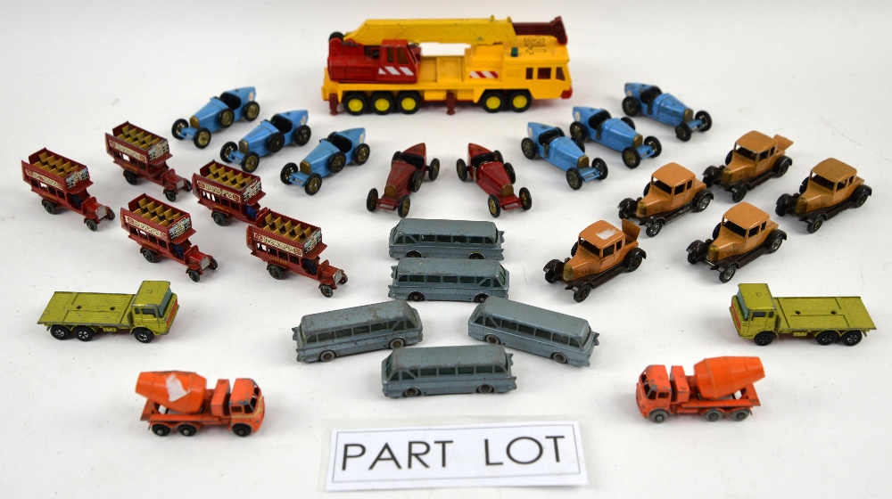 A large quantity of diecast Matchbox and Lesney models. (qty)Provenance: Single owner stock