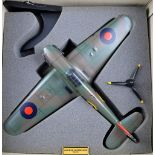 Delta Bravo large scale model aircraft - Hawker Hurricane,. All foam present. Box complete. Inner