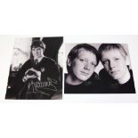 Harry Potter - Two Promotional photographs signed by Oliver Phelps & James Phelps who played