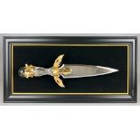 Excalibur - Franklin Mint King Arthur’s ‘Sphere of Light’ Excalibur dagger on display mount, as