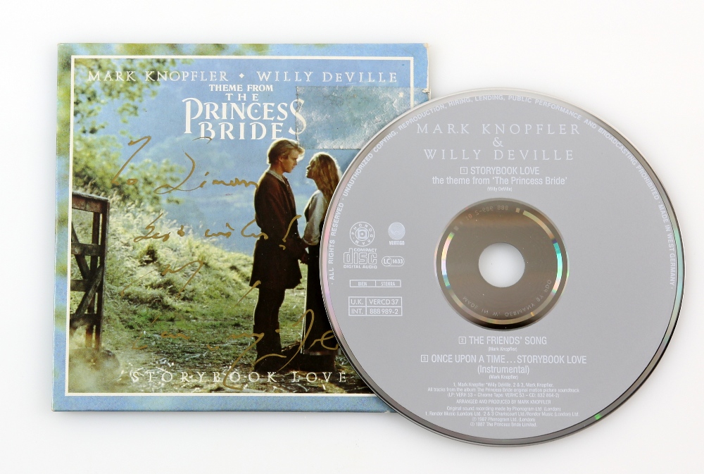 Mark Knopfler (Dire Straits) Autographed Princess Bride CD, inscribed 'To Simon, Best wishes! Mark - Image 2 of 2