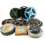 20 Film reels including 'Revenge of the Creature' and 'Death Wish II' lens tests & others.