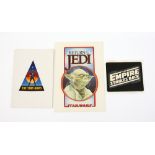 Star Wars (1977-83) Promotional stickers & ephemera including a rare triangular production decal