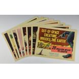 20 Million Miles To Earth (1957) Set of eight US Lobby cards with Title Card, technical effects by