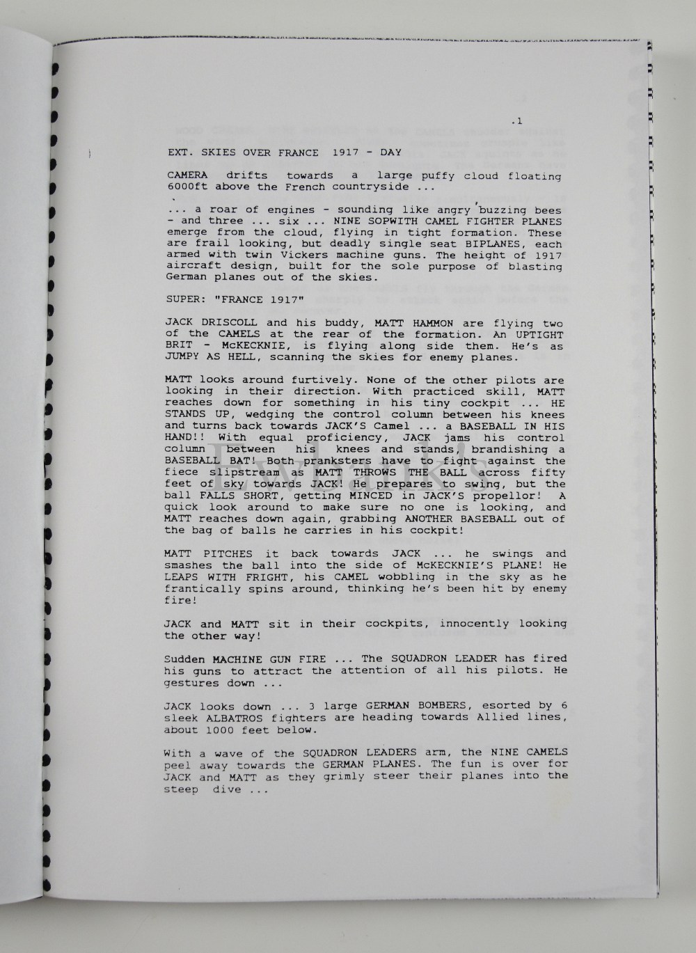 King Kong (1996) A copy of the script, first draft, by Peter Jackson and Fran Walsh, 107 pages, - Image 2 of 3