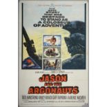 Jason and The Argonauts (1962) US One Sheet film poster, special effects by Ray Harryhausen, folded,