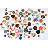 1970’s Original Music badges approx 90 Rock and punk rock including The Clash, Sex Pistols, The