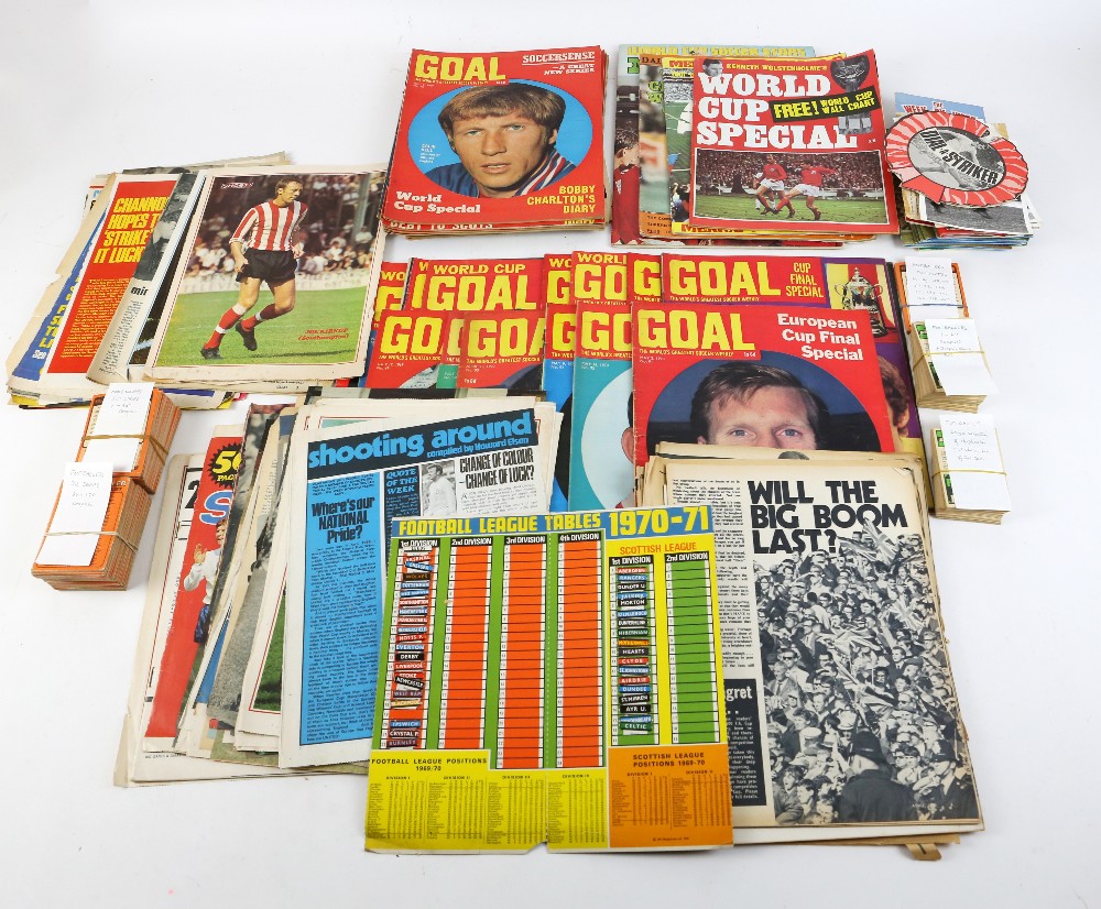 Football - 1970’s Football memorabilia including 24 GOAL Magazines, 1970 World Cup souvenir books - Image 2 of 2