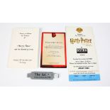 Harry Potter and The Chamber of Secrets (2002) Leicester Square Premiere ticket, Wristband, Premiere