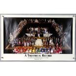 Andrew Lloyd Webber - 'A Theatrical Record' limited edition print, 199/500, with flyer, rolled, 19 x