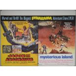 Jason and The Argonauts / Mysterious Island (1970’s) British Quad film poster, folded, 30 x 40