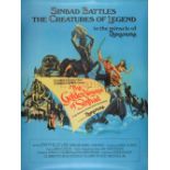 The Golden Voyage of Sinbad (1973) Original vinyl double sided poster used for display, rolled, 30 x