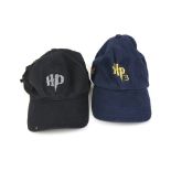 Harry Potter - Two embroidered Crew caps, Transport Department 2003-2004 & Chamber of Secrets Crew