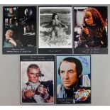 Autographs - Science Fiction related including Michael Keating (Blake's 7), Dolph Lundgren (
