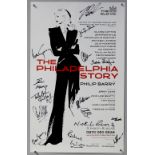 Theatre Poster - 'The Philadelphia Story' Old Vic Theatre Poster signed by numerous stars