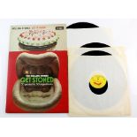 Rolling Stones vinyl LPs - Let It Bleed SKL5025, blue centre without sticker & Get Stoned Double
