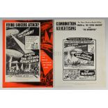 Earth Vs. The Flying Saucers (1956) Pressbook (no cuts) and a combination advertising brochure for