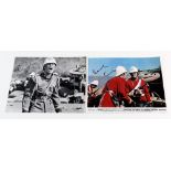 Michael Caine - Two signed ‘Zulu’ photographs 10 x 8 inches, both with certificates. (2)