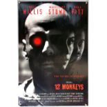 12 Monkeys (1995) Two One Sheet film posters, alternate versions, & One Sheet for Fear and