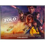 Solo: A Star Wars Story (2018) British Quad film poster, rolled, 30 x 40 inches.