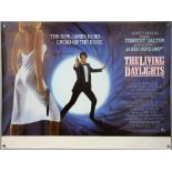 James Bond The Living Daylights (1987) Advance British Quad film poster, rolled, 30 x 40 inches .