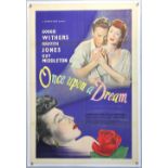 Once Upon a Dream (1949) One Sheet film poster, linen backed, 27 x 40 inches.