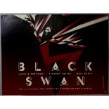 Black Swan (2010) British Quad film poster, starring Natalie Portman, 20th Century Fox, rolled, 30 x