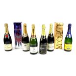 Mixed lot of Champagne to include MoÃ«t & Chandon, Charles Heidsieck and others, (8)