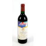 1 bottle of Chateau Mouton Rothschild Pauillac, 1984 vintage red wine