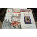 DURHAM MINERS GALA POSTERS SOME SIGNED JOHN PRESCOTT