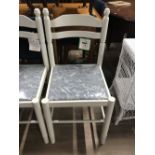 SET OF 4 DINING CHAIRS