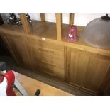 MODERN OAK SIDEBOARD (GOOD CONDITION)