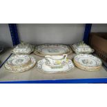 21 PIECES OF SPODE CHINA