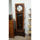 ORIGINAL ART DECO LONGCASE CLOCK BY HALLER