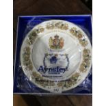 2 AYNSLEY COMMEMORATIVE PLATES