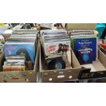 3 BOXES LP RECORDS & 45 RPM RECORDS