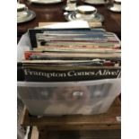 BOX OF LP RECORDS