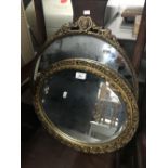 2 VINTAGE ROUND MIRRORS