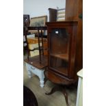 VINTAGE CORNER UNIT & 2 OCCASIONAL TABLES