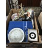 BOX OF ASSORTED GOODS INCLUDING ROYAL DOULTON