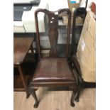 4 VINTAGE DINING CHAIRS