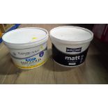 4 TUBS OF MAGNOLIA PAINT (10LTRS)