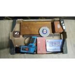 BOX OF TOOLS (DIGITAL LCR METER & OTHERS)