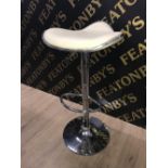 MODERN KITCHEN STOOL ( CHROME )