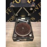 VINTAGE PORTABLE RECORD PLAYER